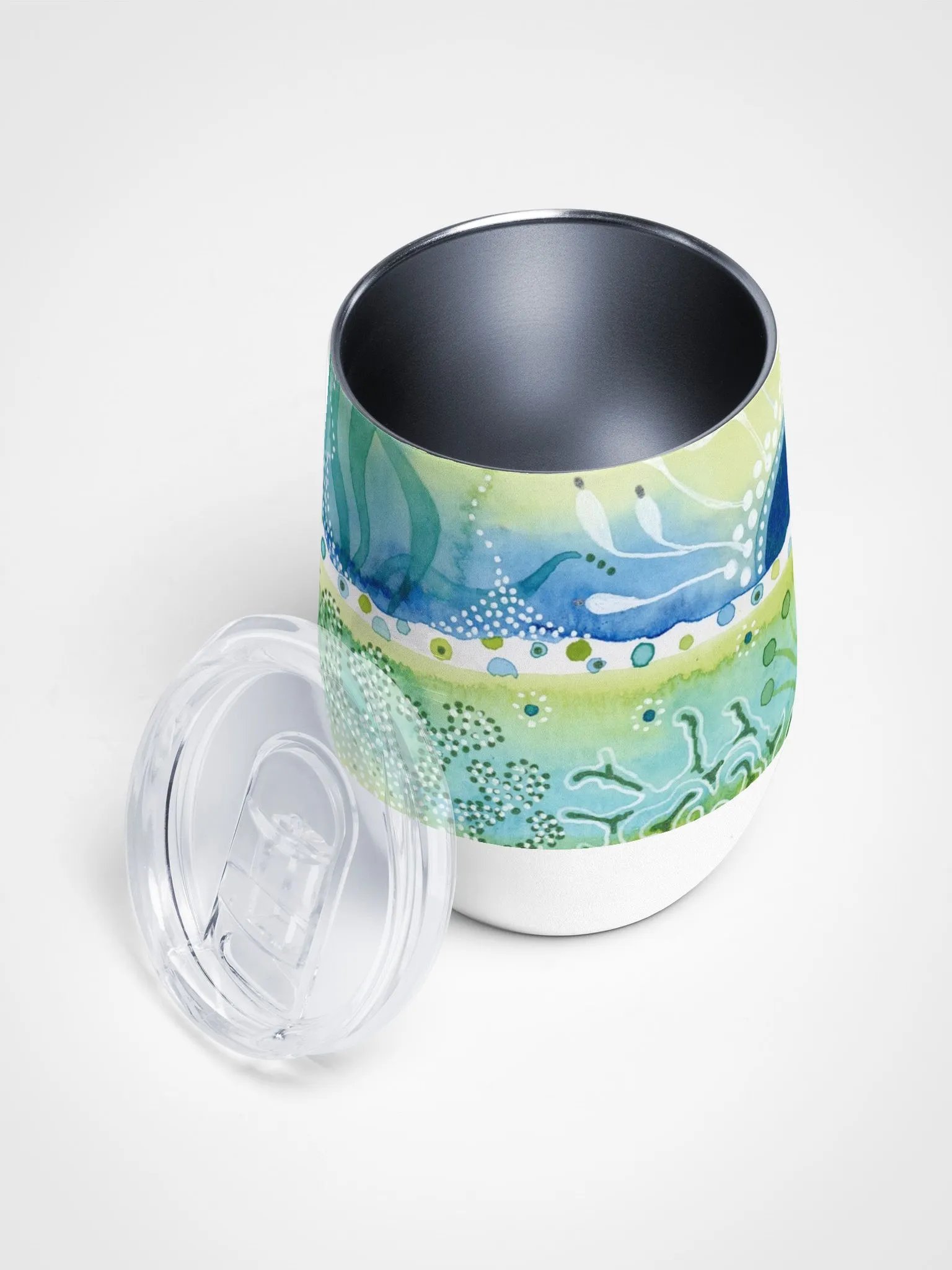 Abstract Ocean Life Wine Tumbler product image (3)