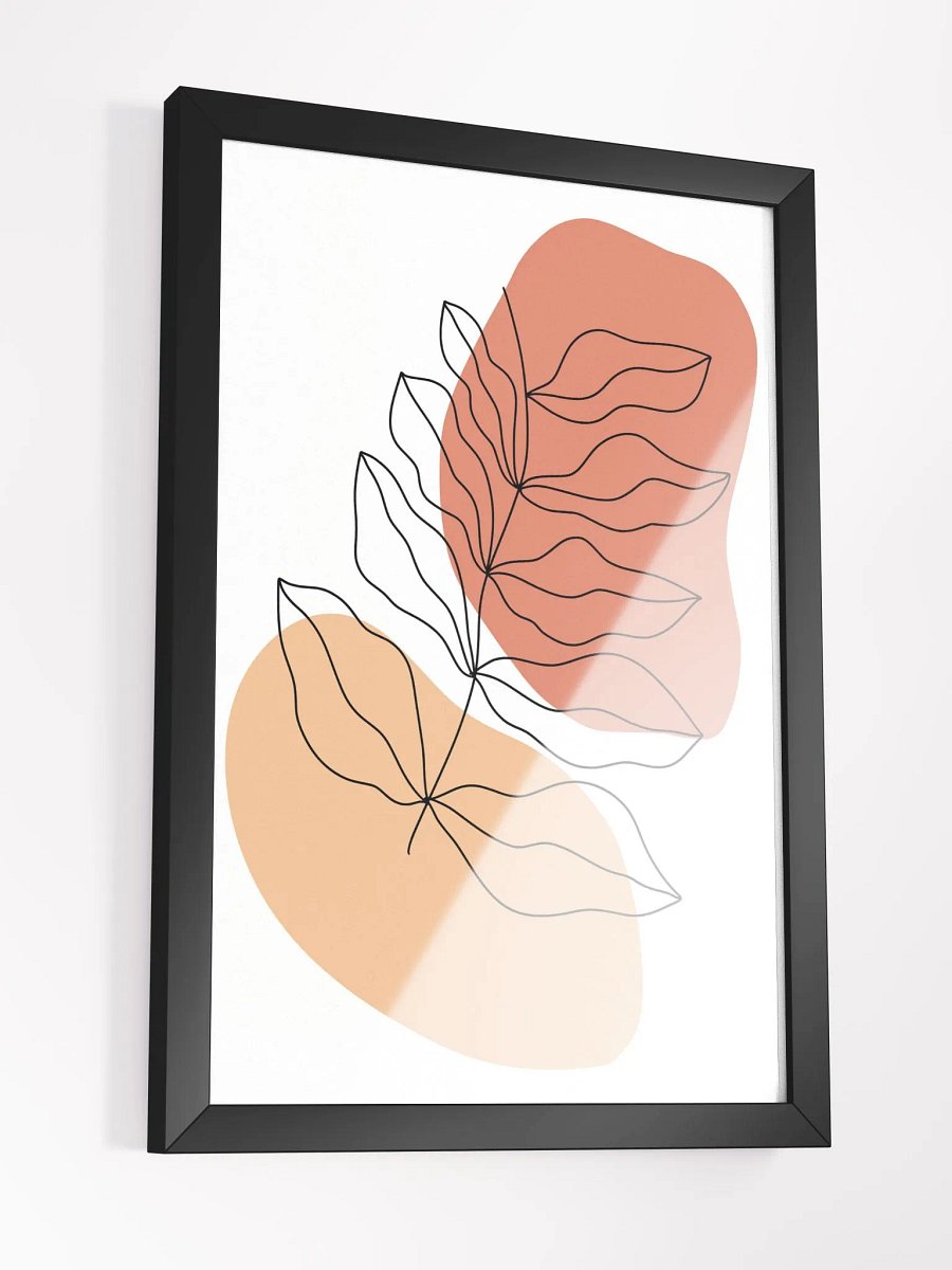 Organic Leaves Framed Art Poster product image (13)