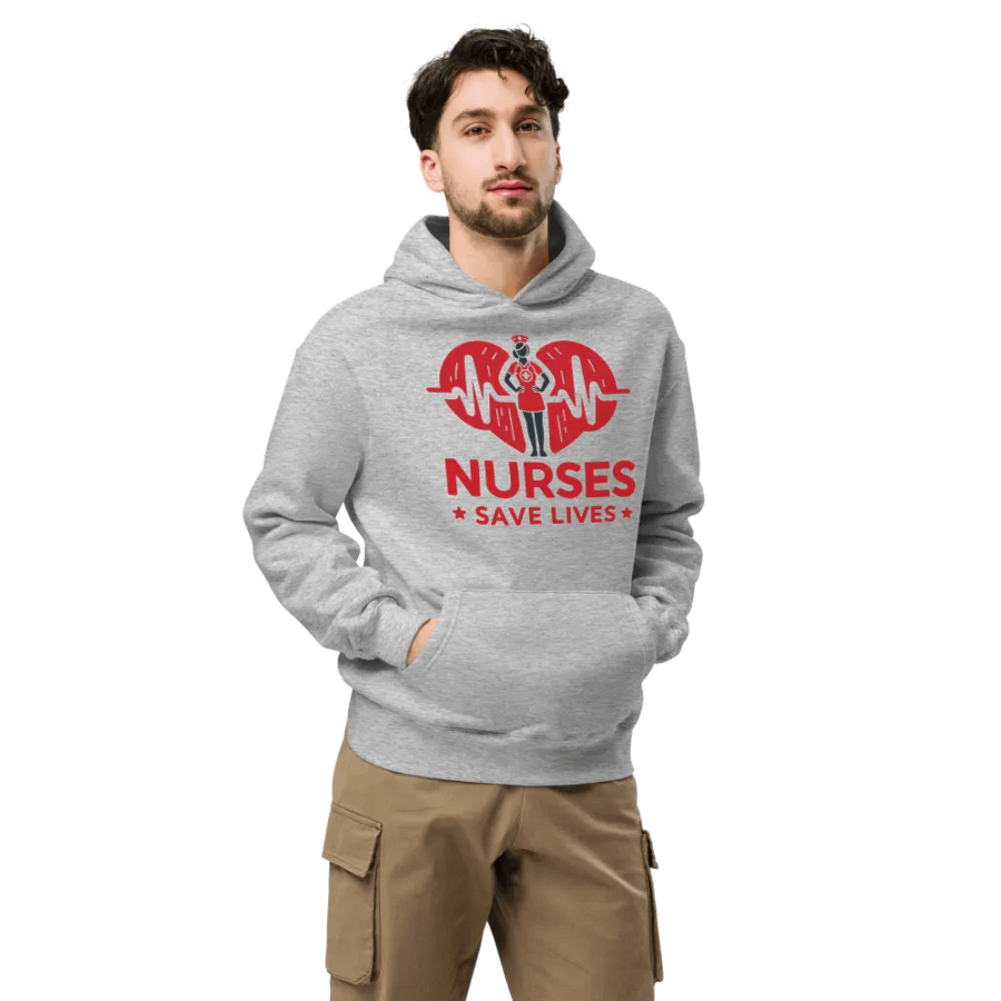 Heartbeat Hero Nurse Hoodie product image (37)