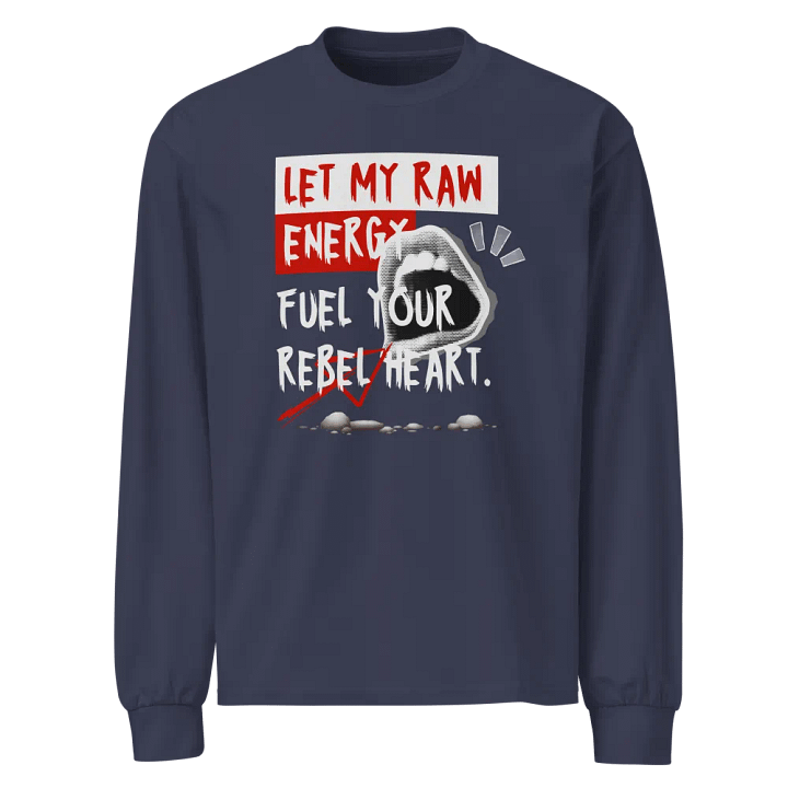 Let my raw energy long sleeve t-shirt product image (2)