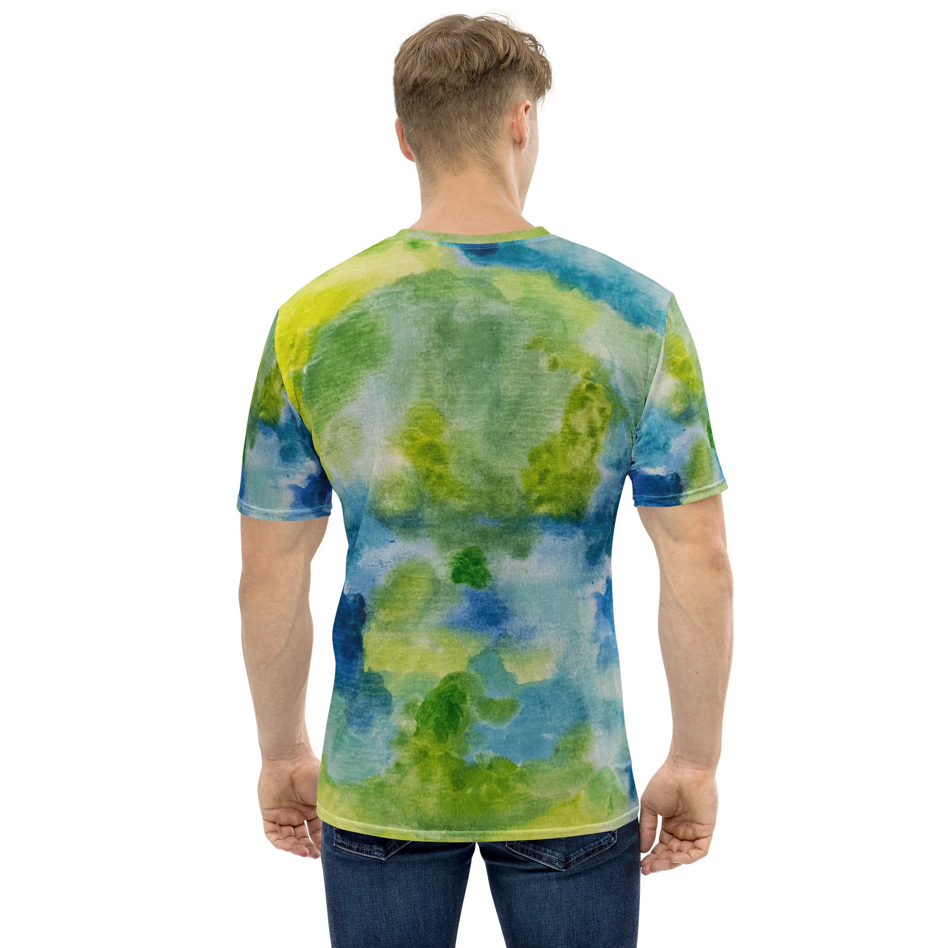 Green Watercolor Shirt product image (2)