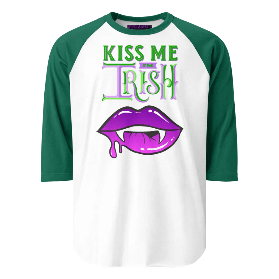 Irish Vampire Kiss Raglan Tee product image (1)