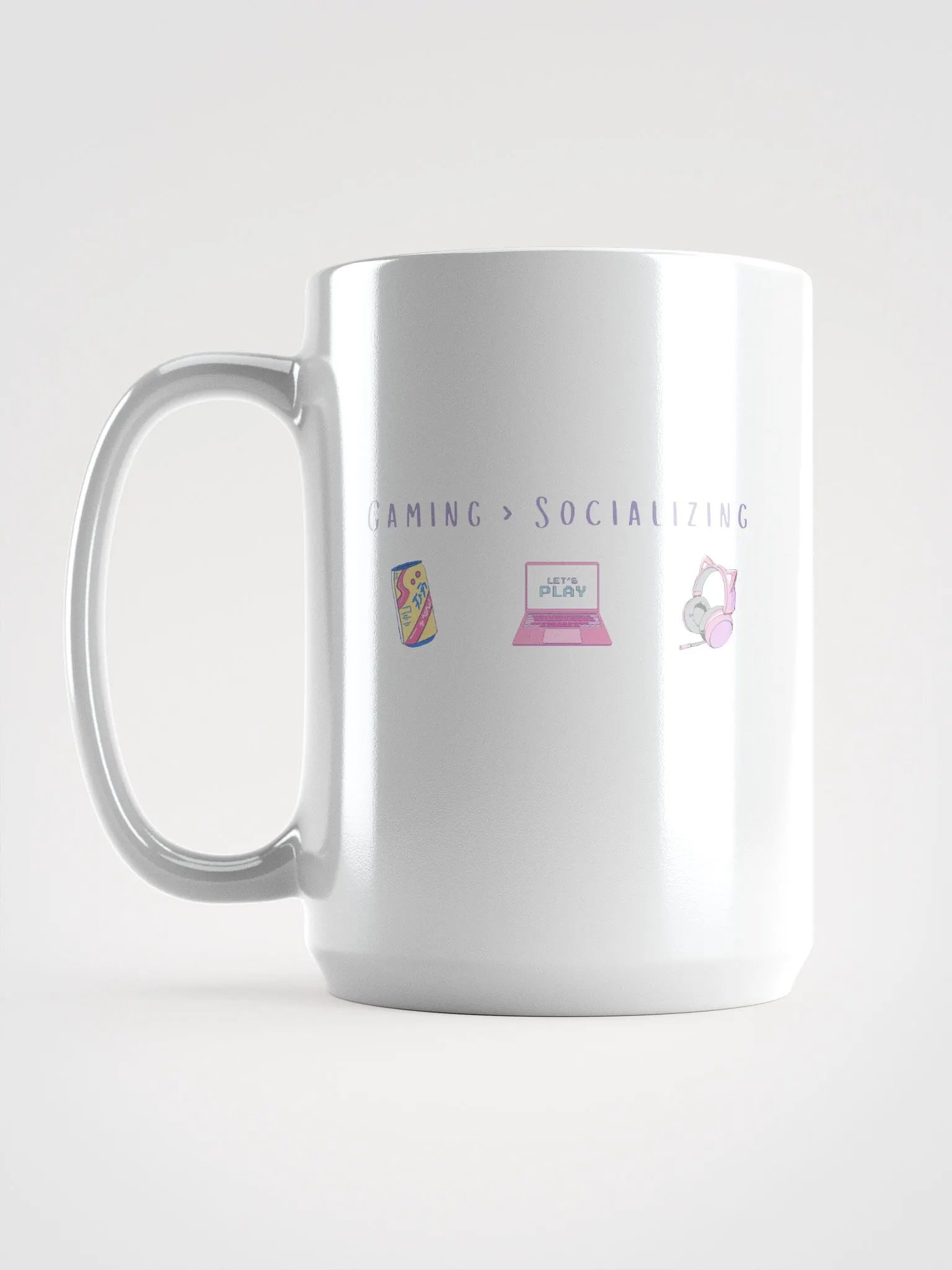 🎮 Gaming > Socializing | Introvert Gamer Mug 💖 product image (6)