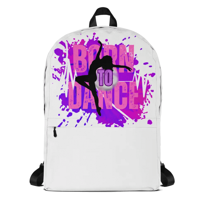 Born to Dance Her Silhouette Full Print Backpack product image (1)