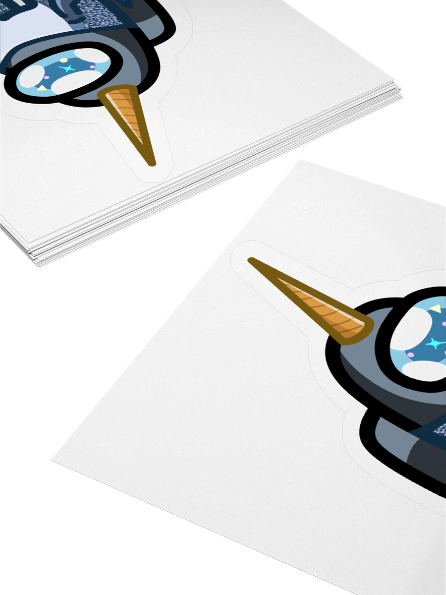 Narwhal Bean Body Sticker product image (11)