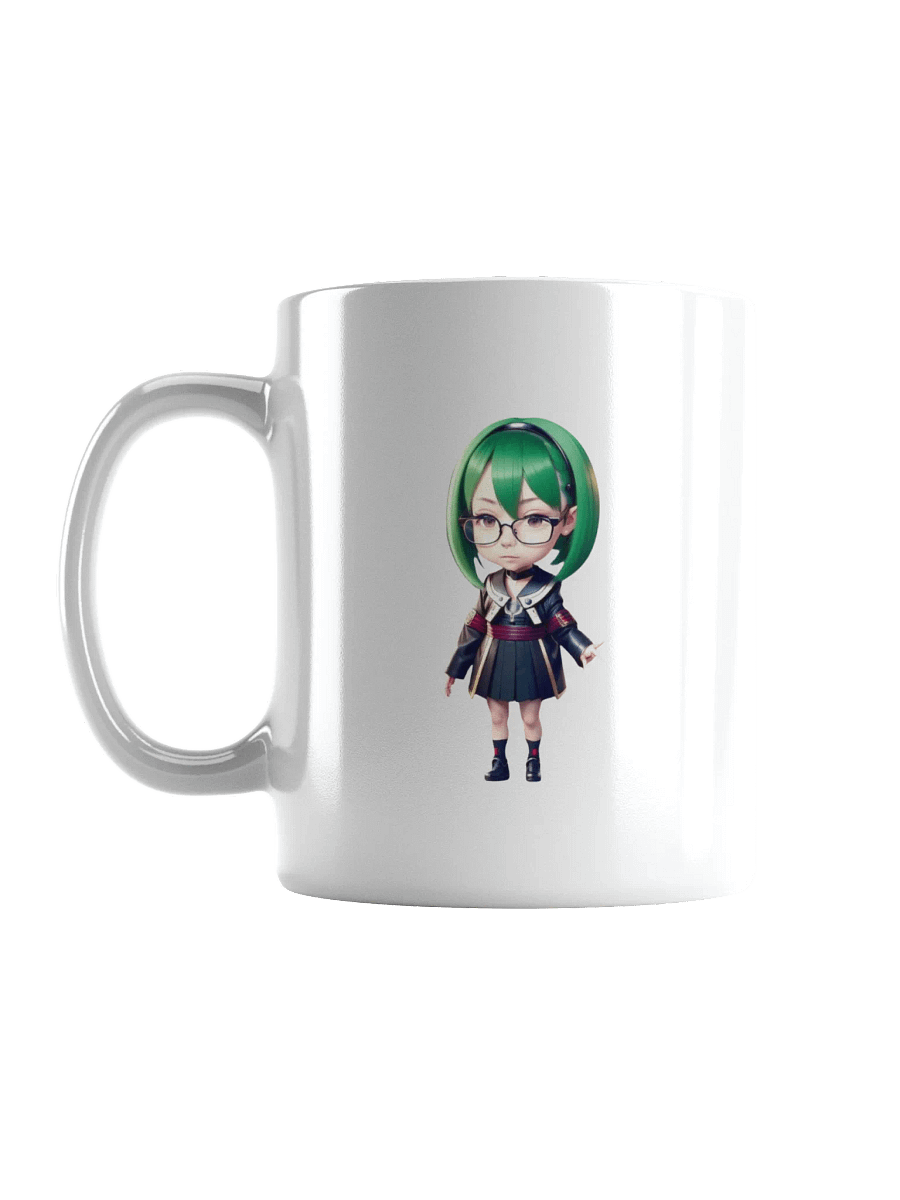 (Green CHIBI) K White Mug product image (6)