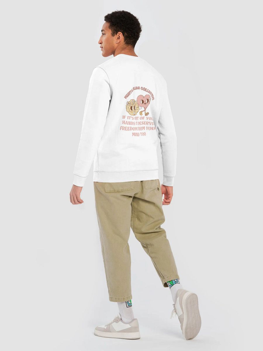 "Out of Hands, Out of Mind" Unisex Eco Sweatshirt – Let Go of What You Can’t Control product image (10)