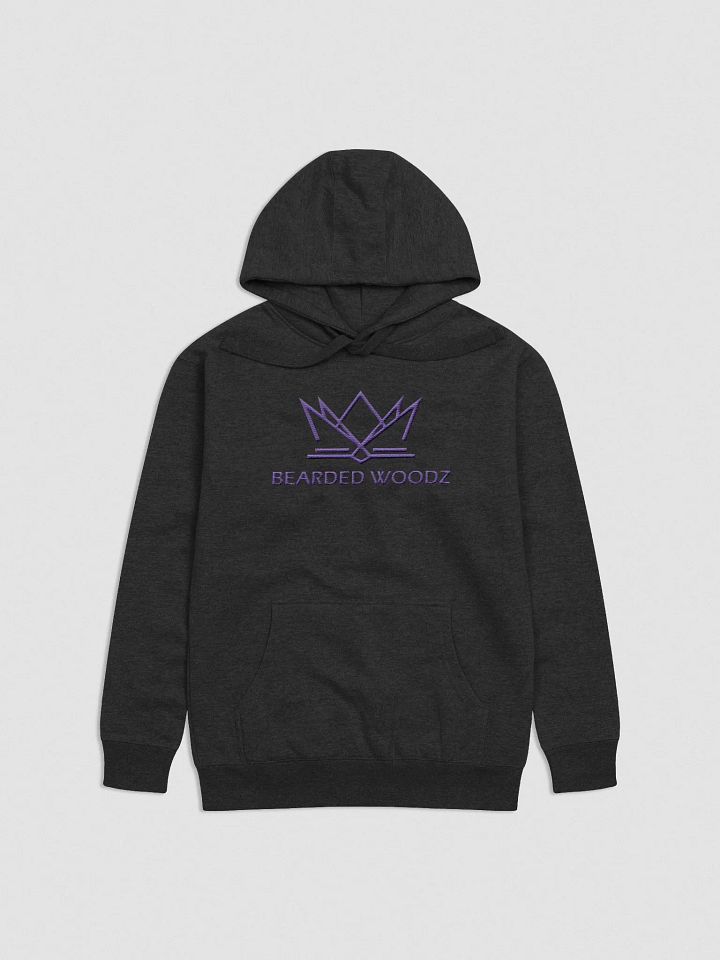 Women's Bearded Woodz Hoodie (Purple Embroidery) product image (1)