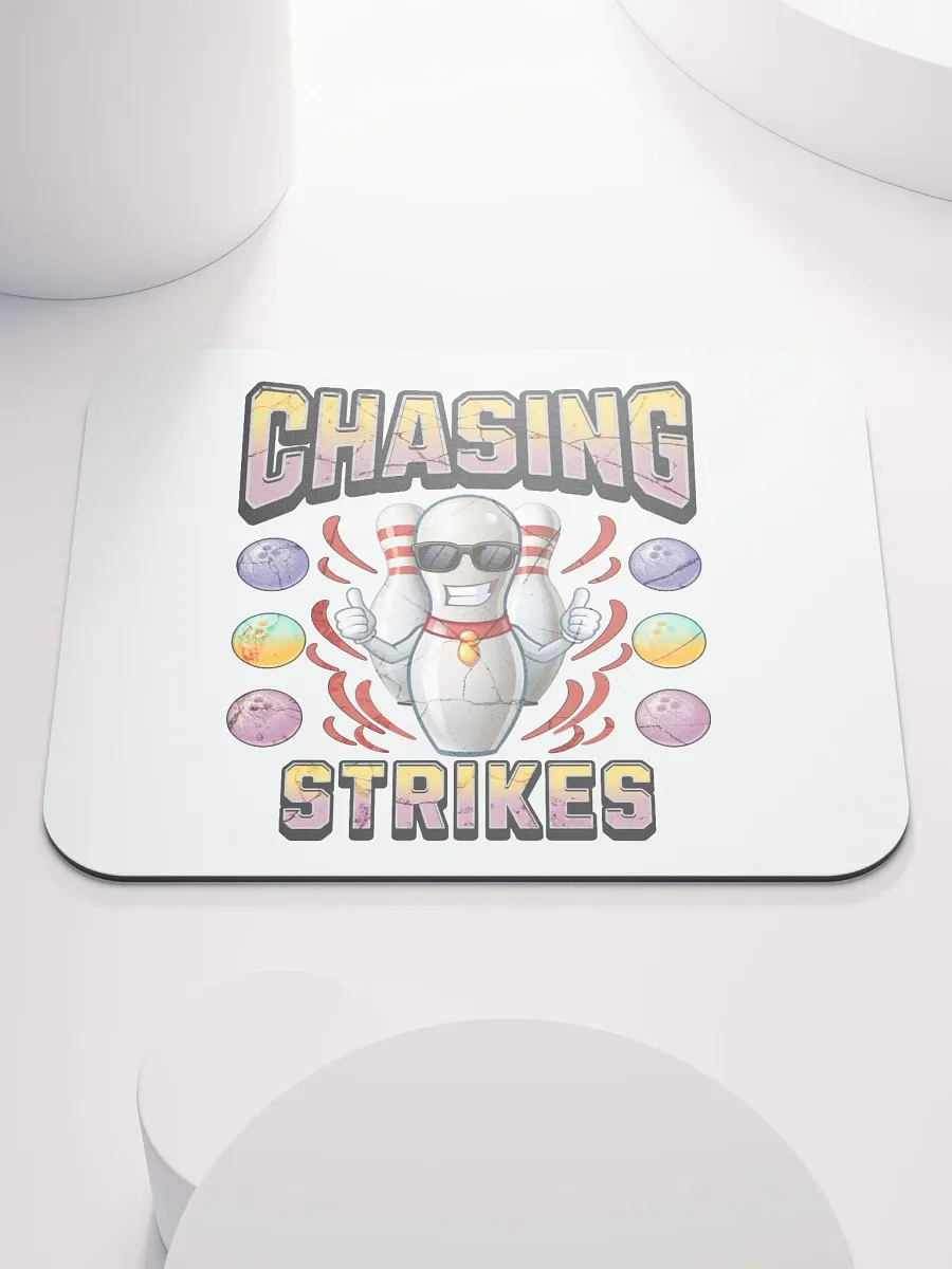 Chasing Strikes Bowling Zone Mouse Pad product image (1)