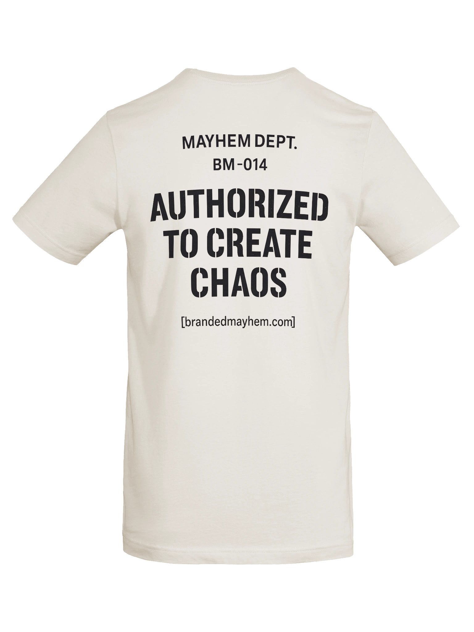 Authorized to Create Chaos Tee (Back Print) product image (8)