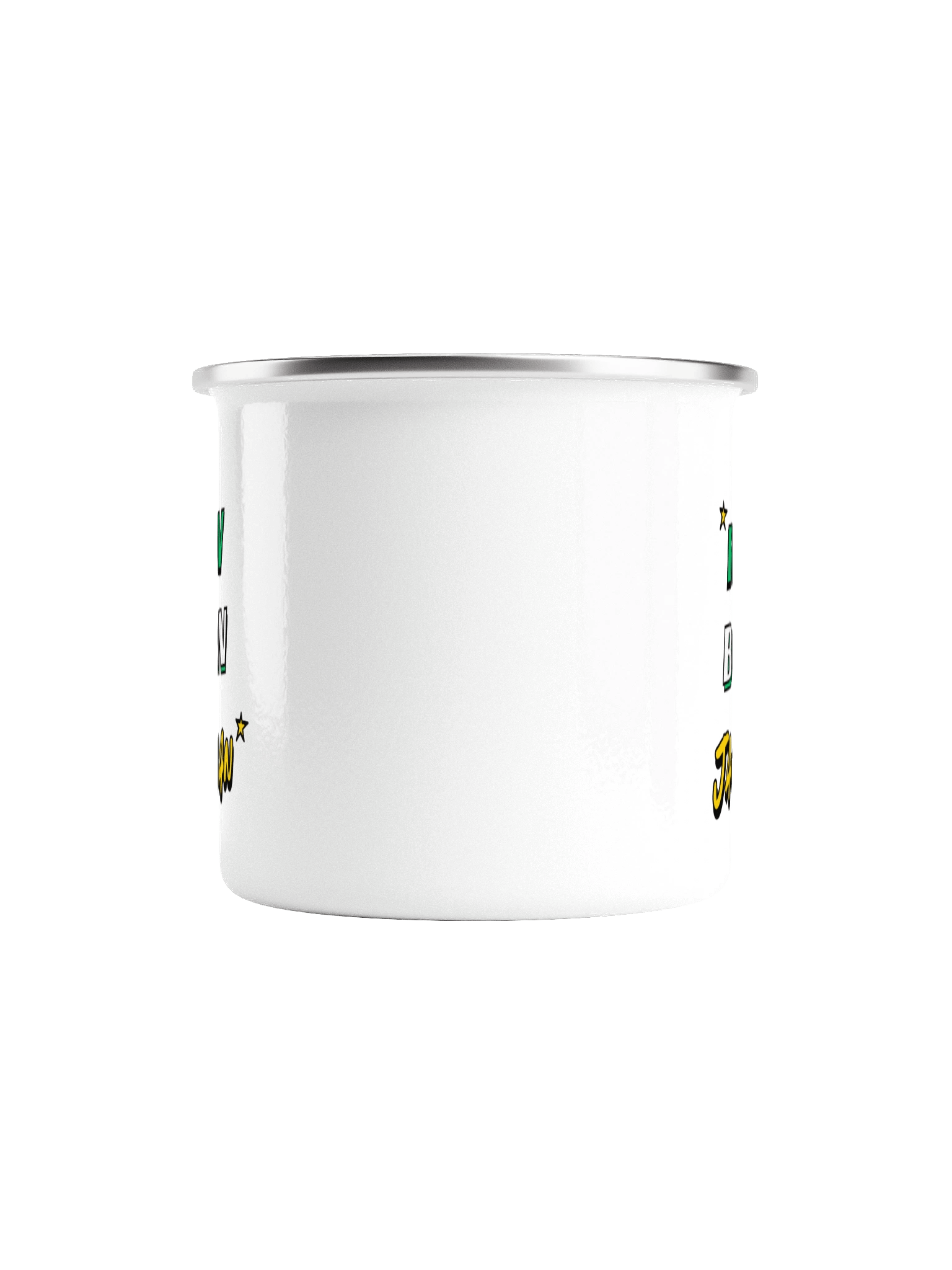 RAW BORN JAMAICAN Enamel Mug product image (2)