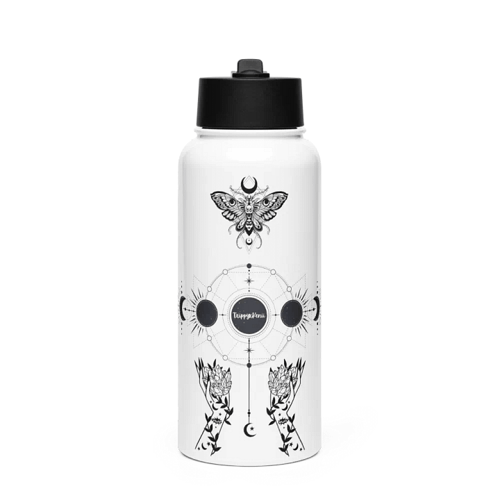 Moon Phase Steel Water Bottle product image (1)
