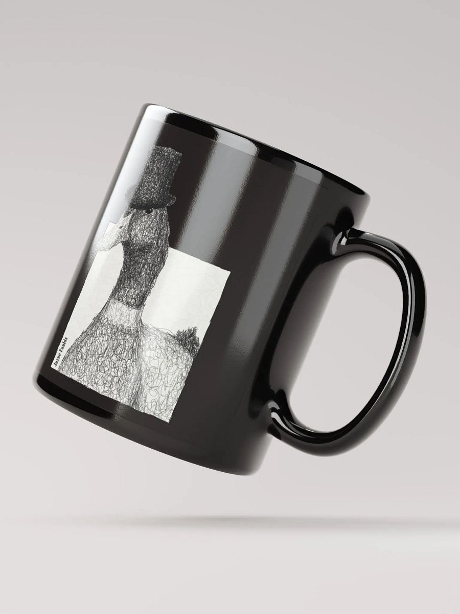 Feathered Gentleman Black Mug product image (2)