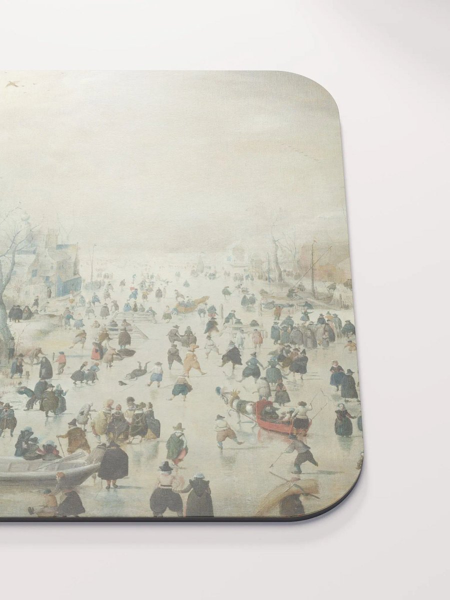 ''Winter Landscape with Skaters'' by Hendrick Avercamp Mouse Pad product image (7)
