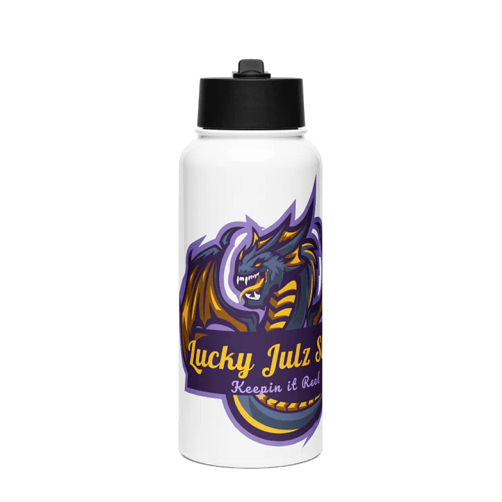 Stainless Steel Water Bottle with a Straw Lid product image (1)