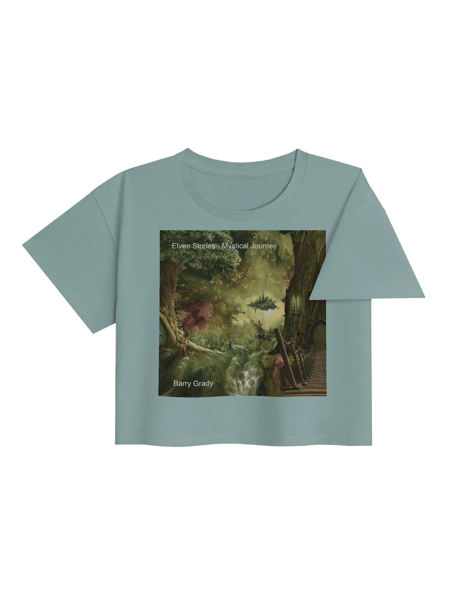 'Elven Stories - Mystical Journey' Crop Top product image (4)