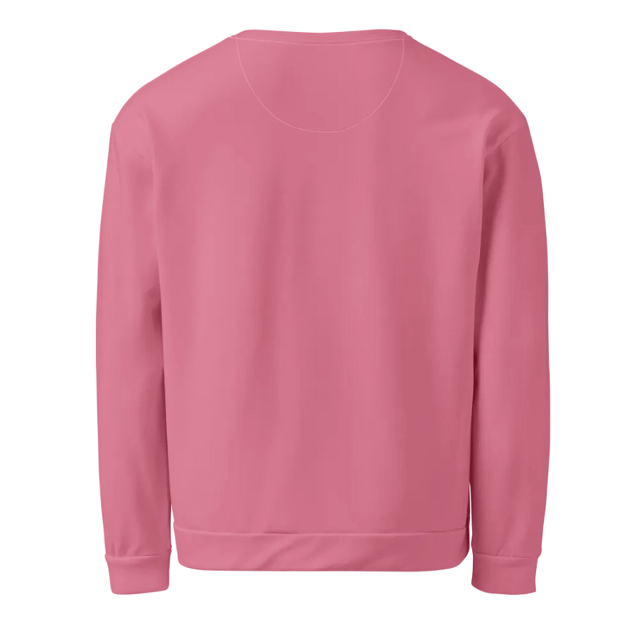 Plain Dusty Pink Light Summer Unisex Recycled Polyester Heavyweight Premium Sweatshirt by Treasure Pie product image (6)