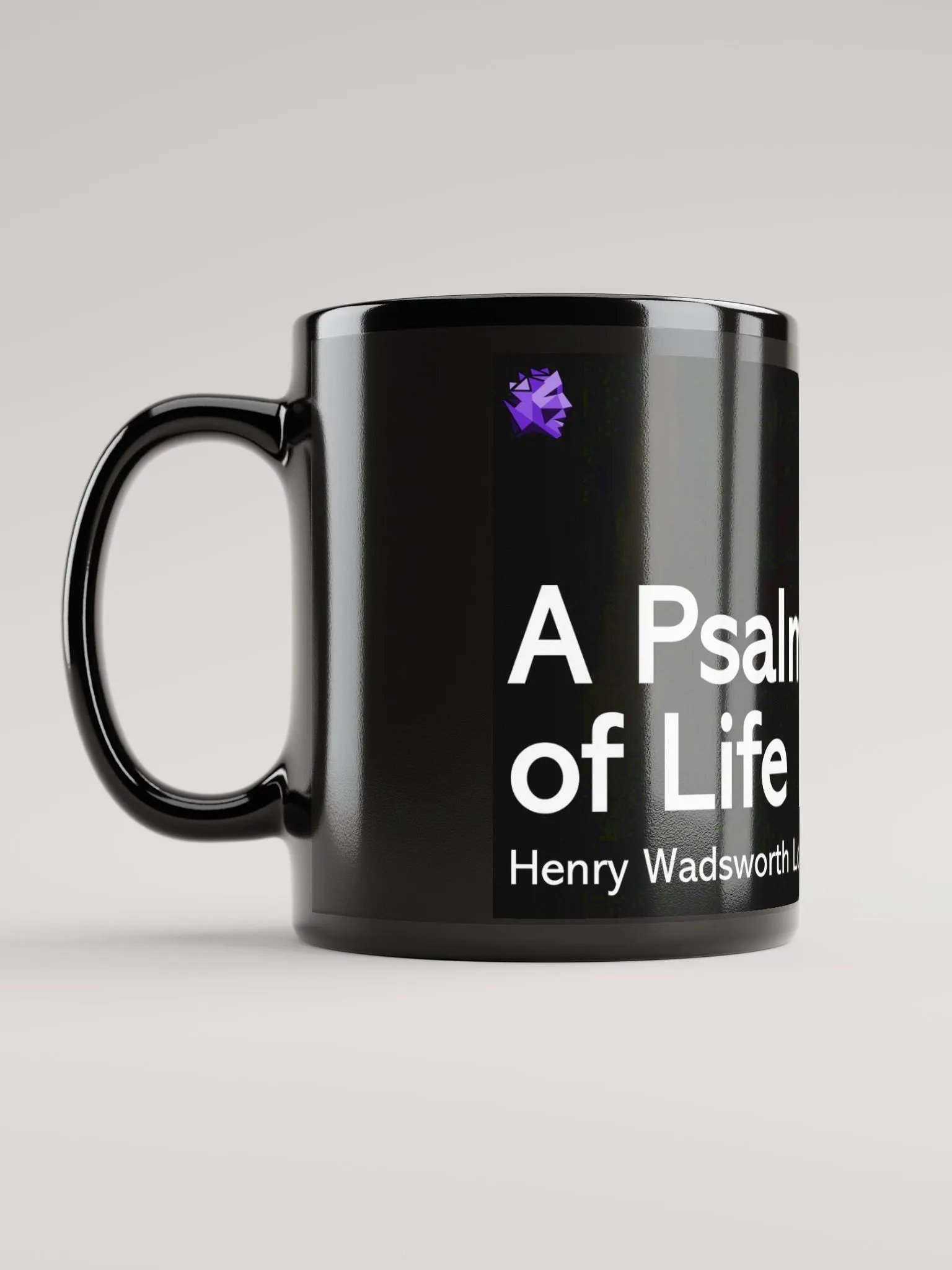 Psalm of Life Black Mug product image (6)