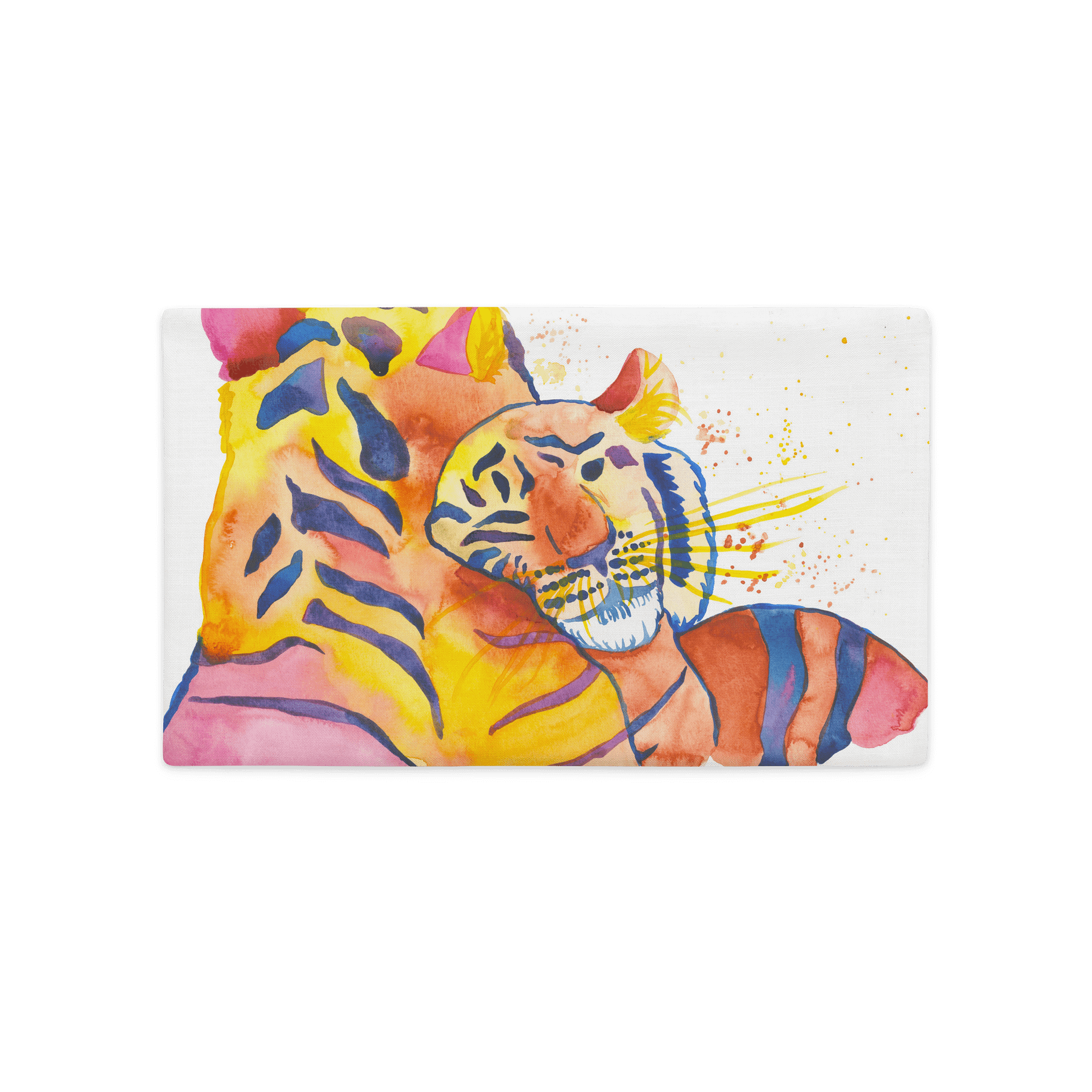 Cuddling Tigers Pillow Case product image (1)