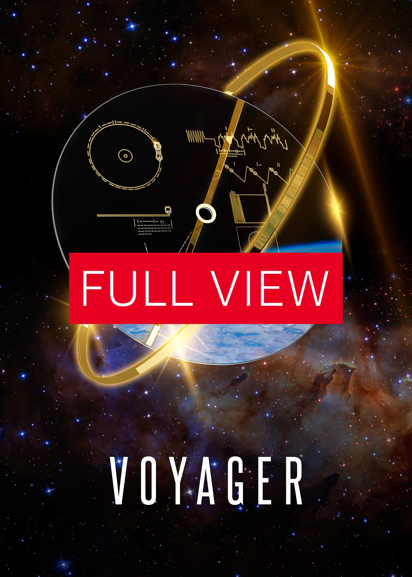 Voyager 1 Golden Record, 3D — space poster, science print product image (4)