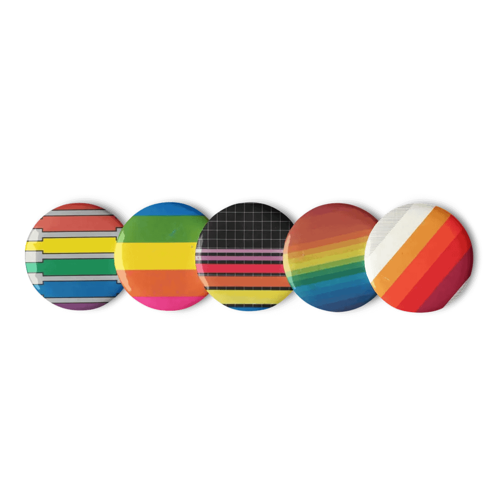VHS Sleeve Pins - Rainbow Collection product image (1)