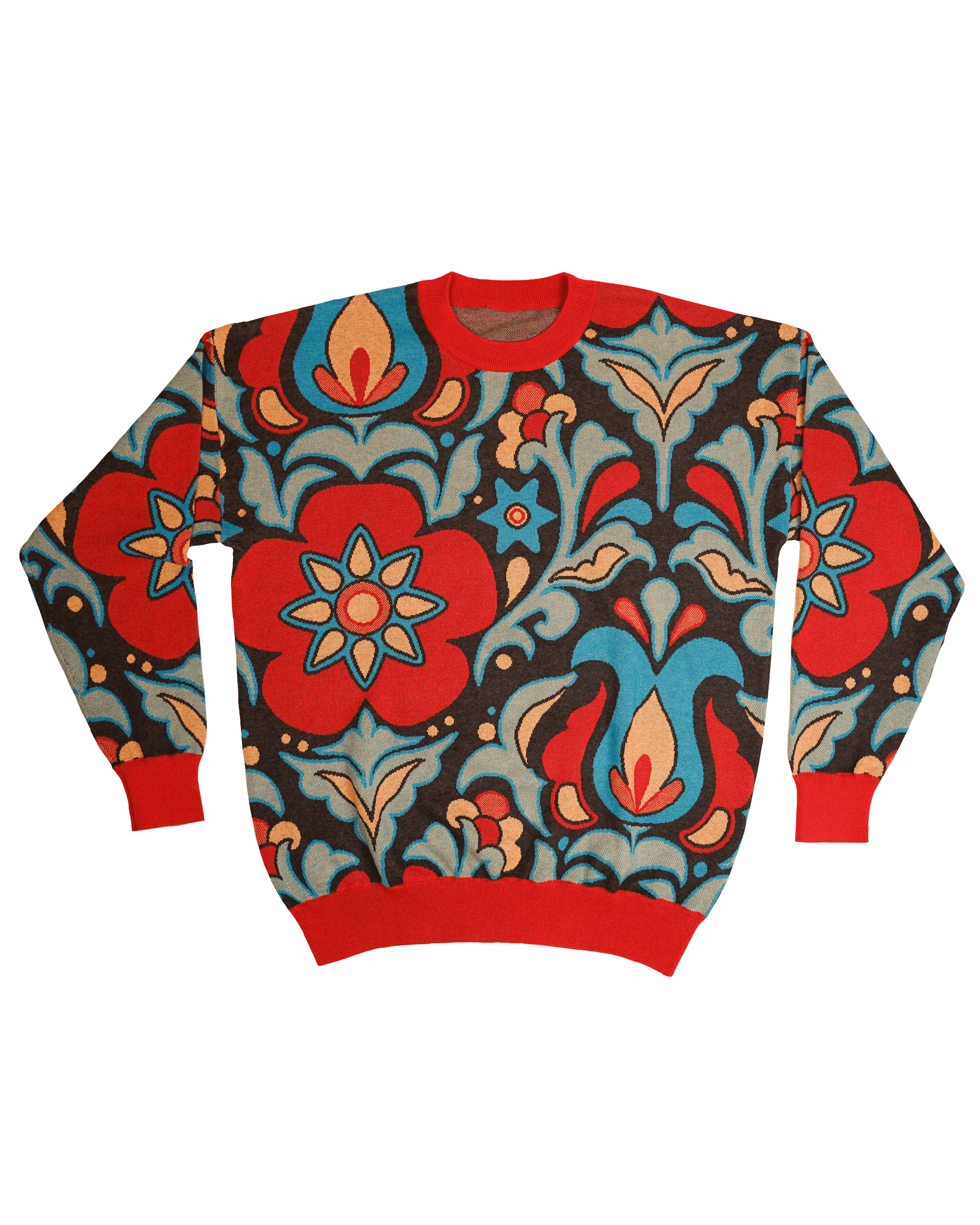 Botanical Wallpaper Sweater - Chili product image (4)