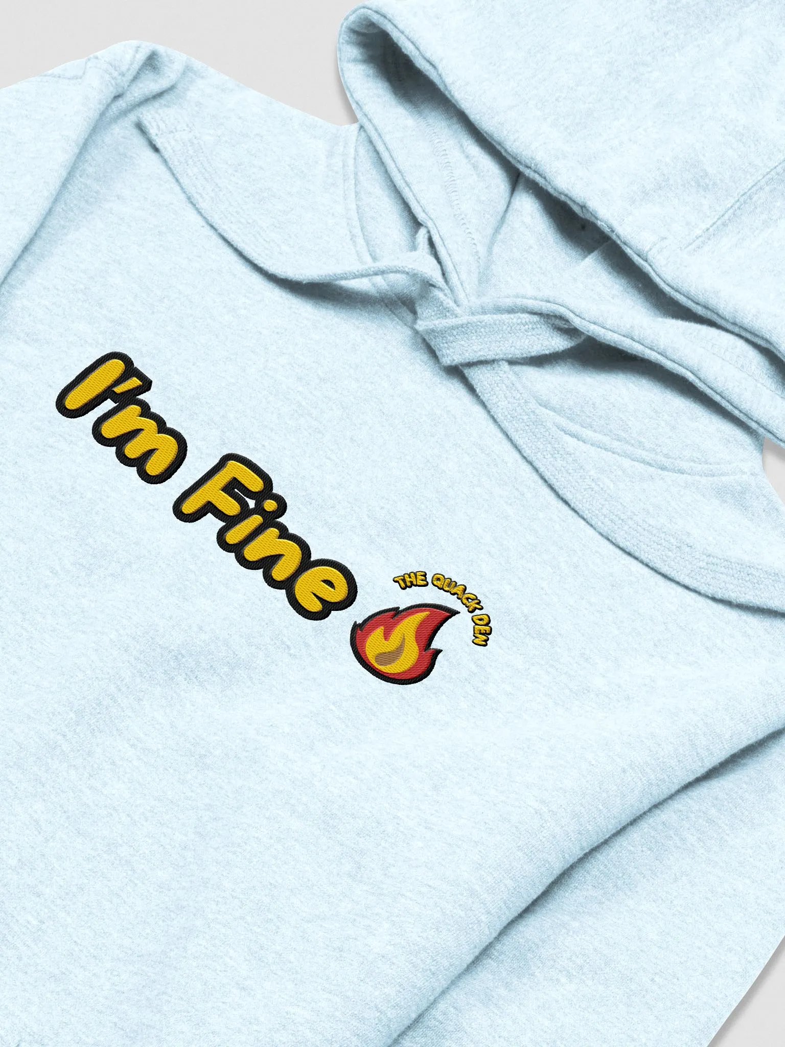 Embroided " I'm Fine " Unisex Hoodie product image (30)