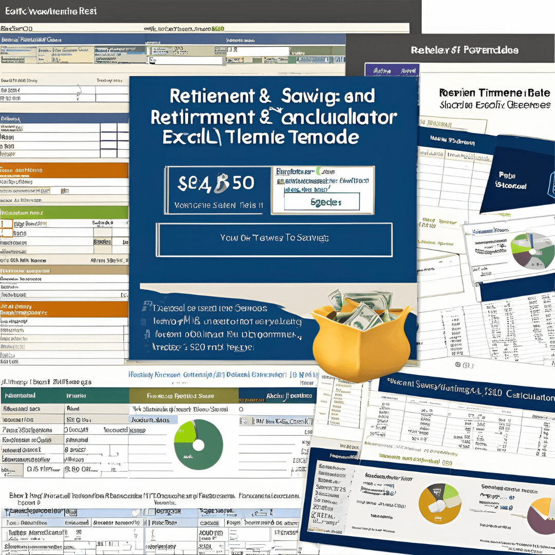 Retirement And Savings Calculator Excel Template Bundle product image (3)