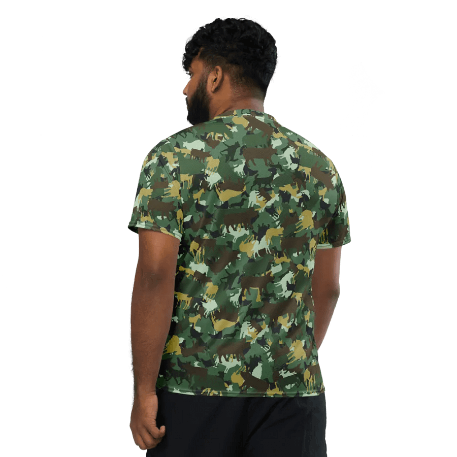 FARMOUFLAGE WOODLANDS CAMO RECYCLED UNISEX SPORTS JERSEY product image (4)
