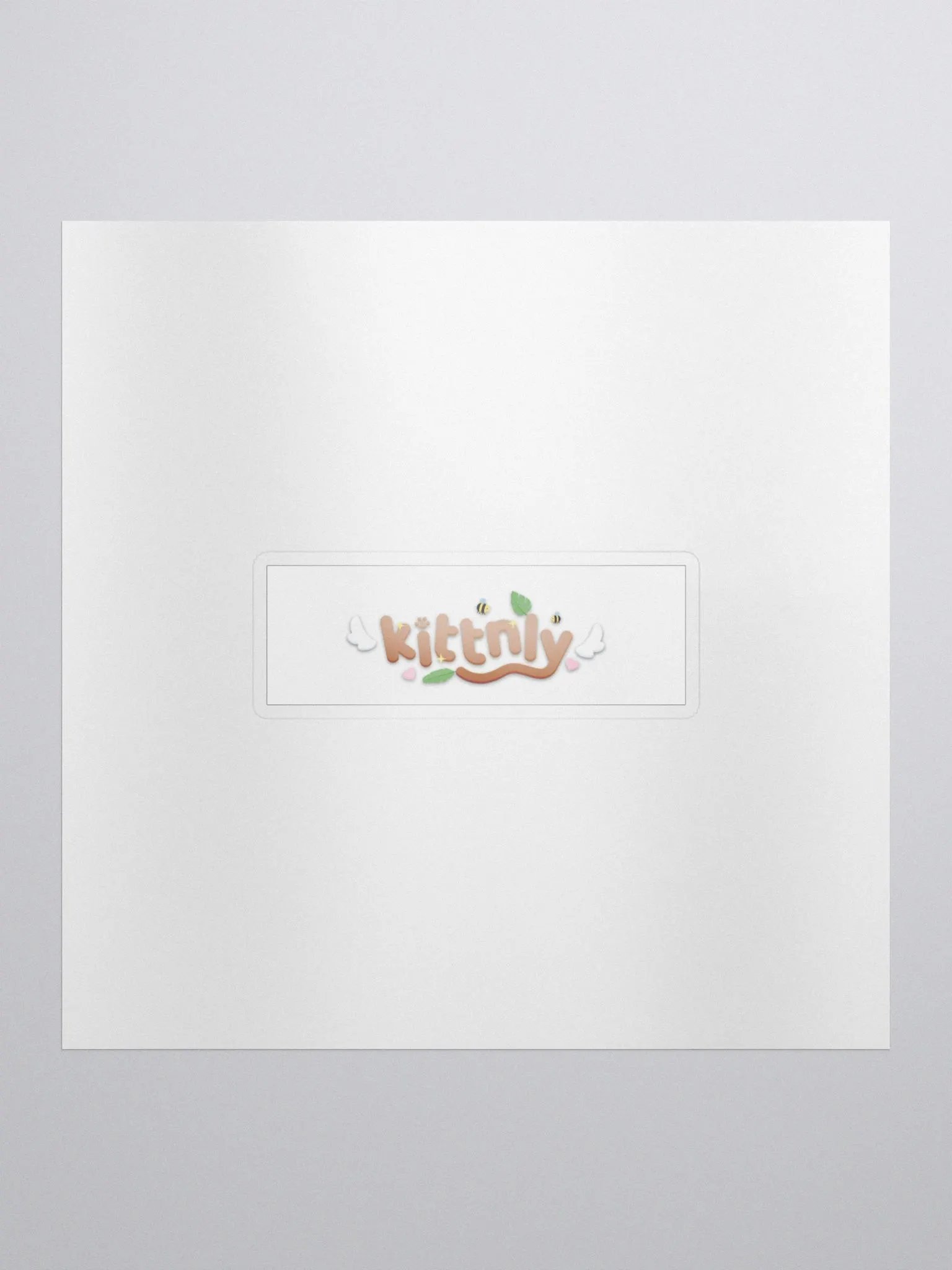 first kittnly sticker ^_^ product image (1)