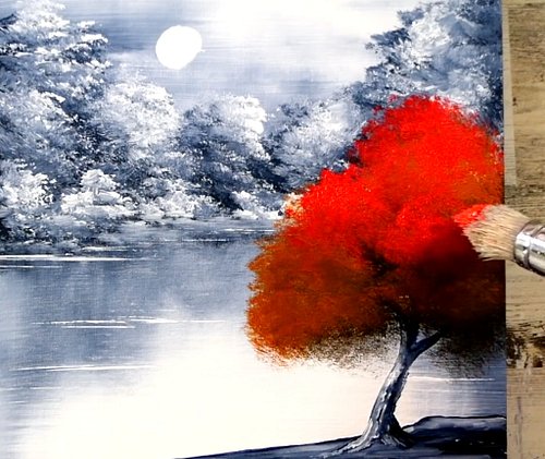 Red Tree | Black and White Landscape | Easy Painting for Beginners | Acrylics

Dive into the world of creativity with 