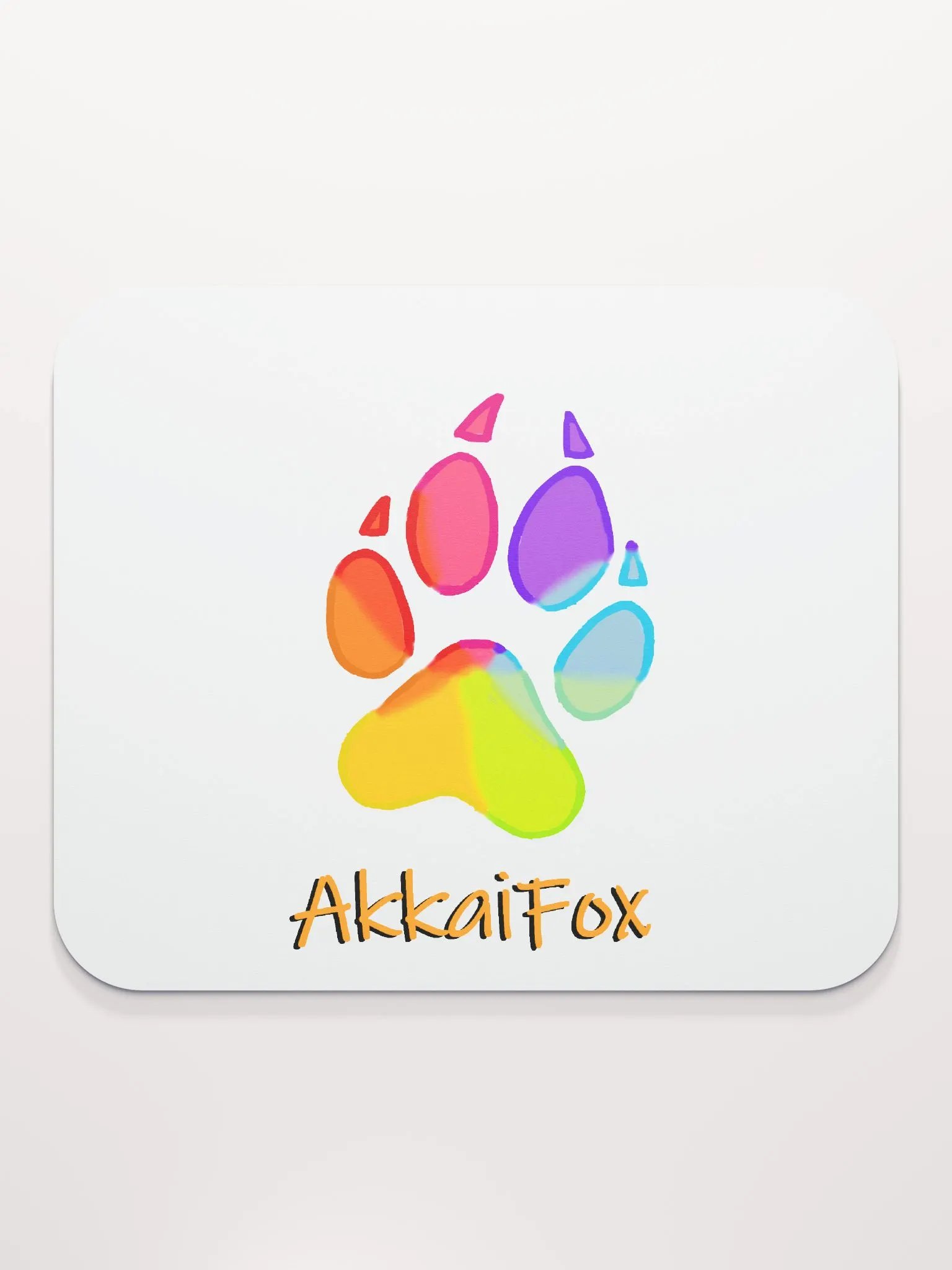 Rainbow Paw Mouse Pad product image (2)
