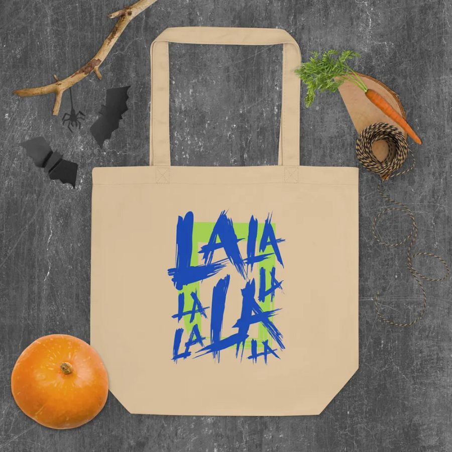 La La La Eco-Friendly Tote Bag product image (5)