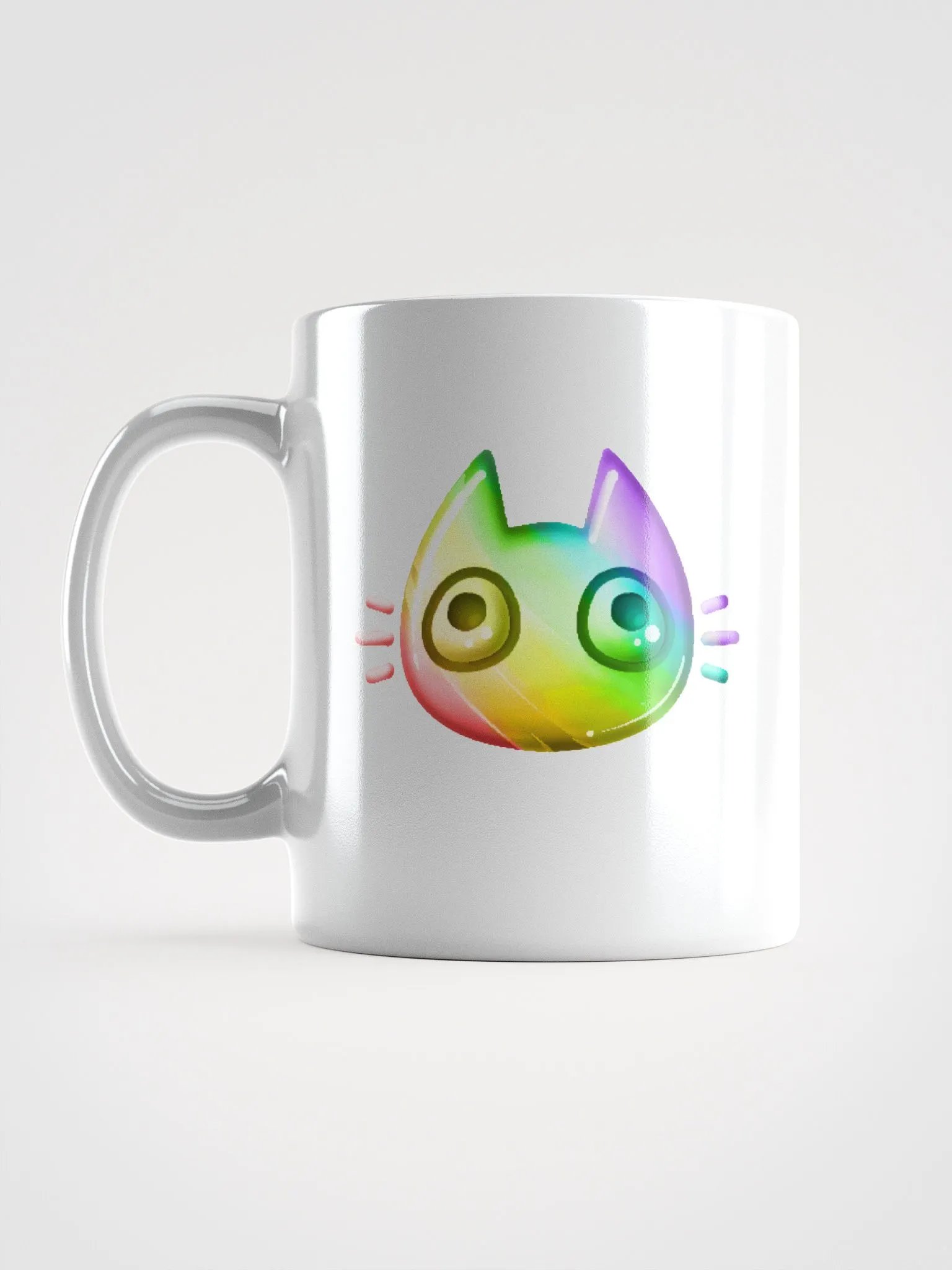 Rainbow Cat Face Mug product image (6)