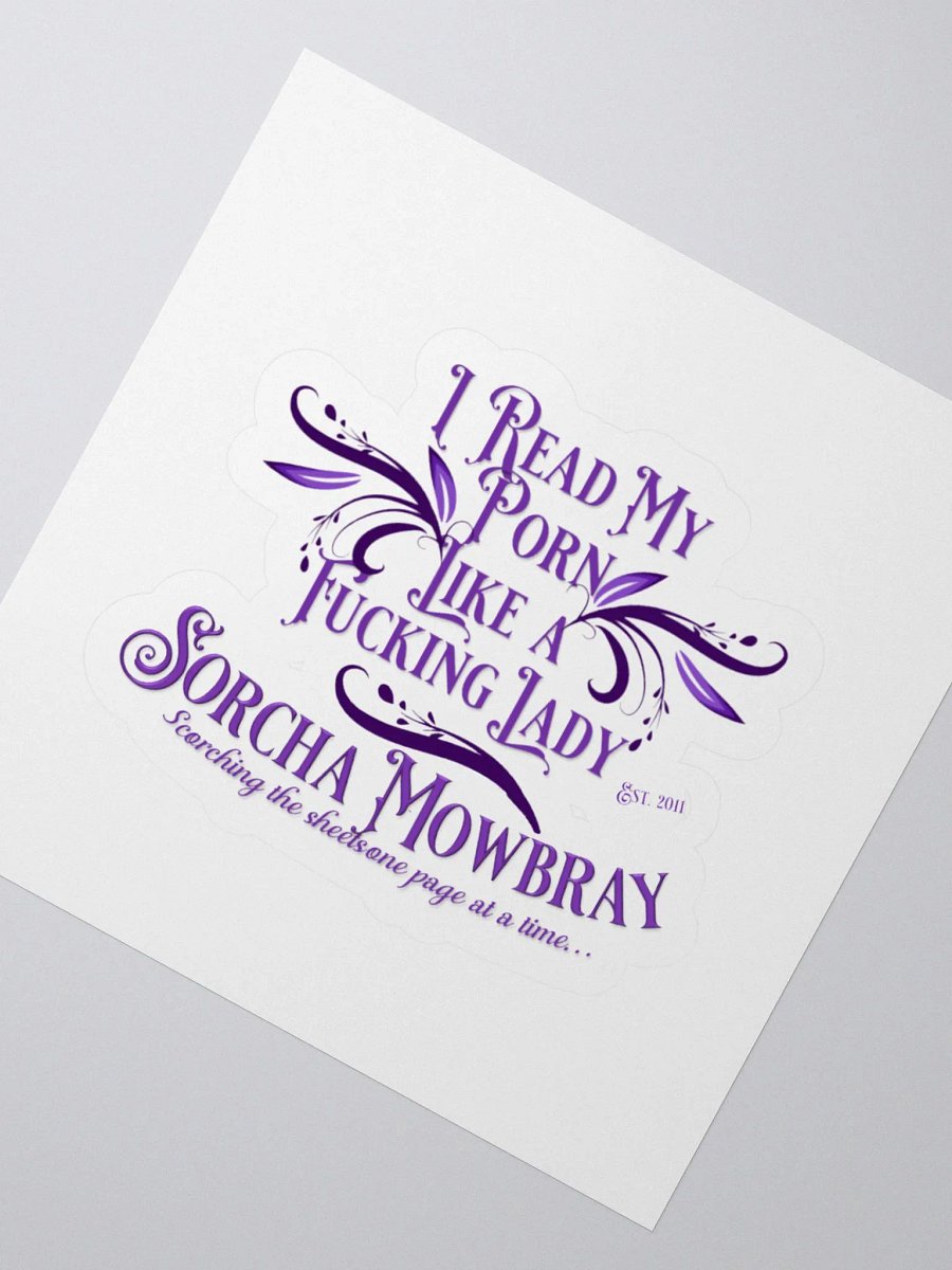 Sticker - I Read My P*rn product image (5)