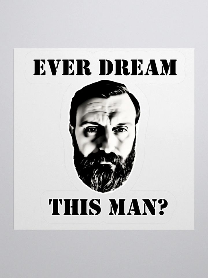 Jimmy Bunker Dream Man Kiss-Cut Sticker product image (2)