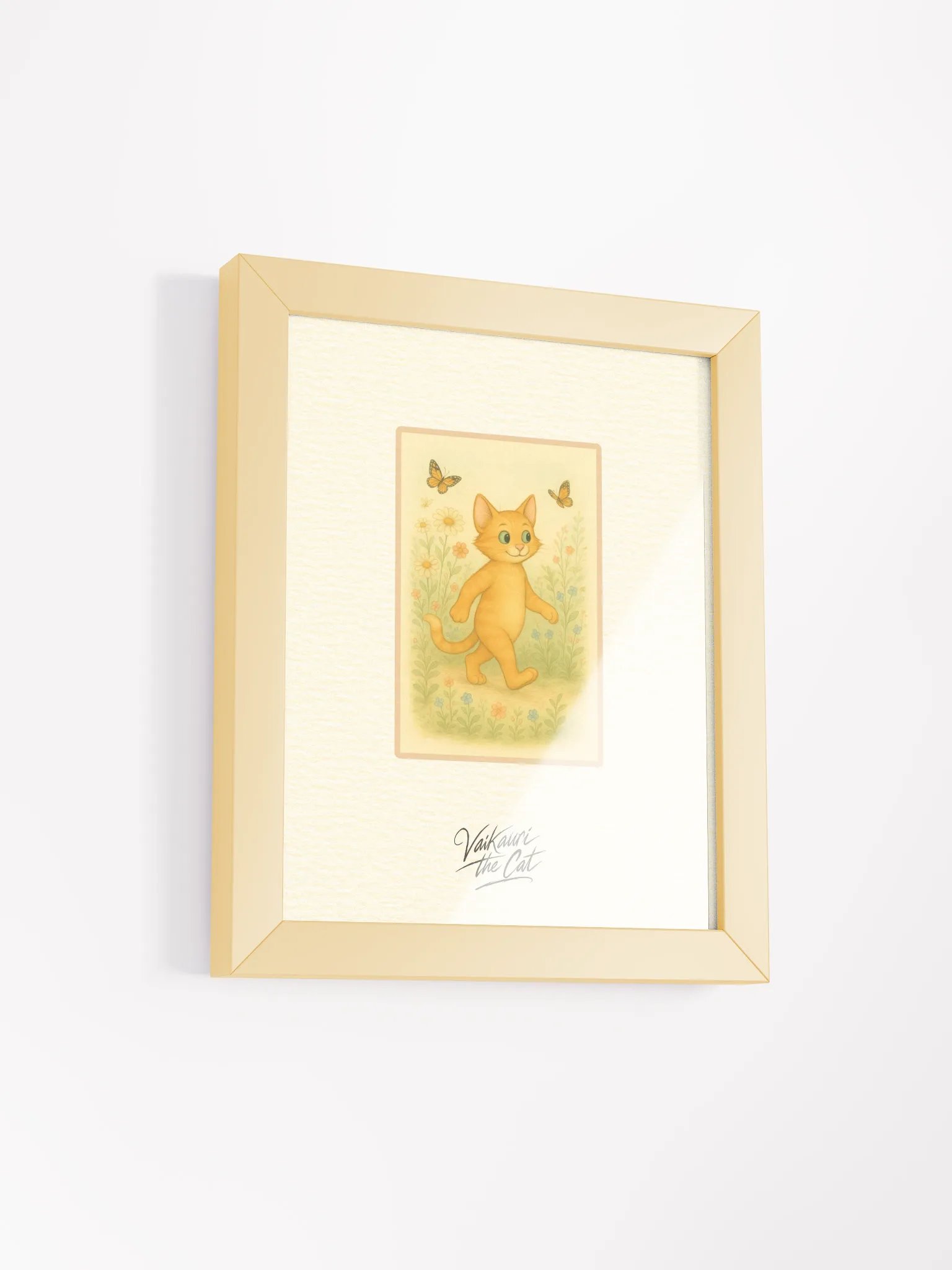 Vaikauri the Cat - Framed Matte Art Print product image (3)