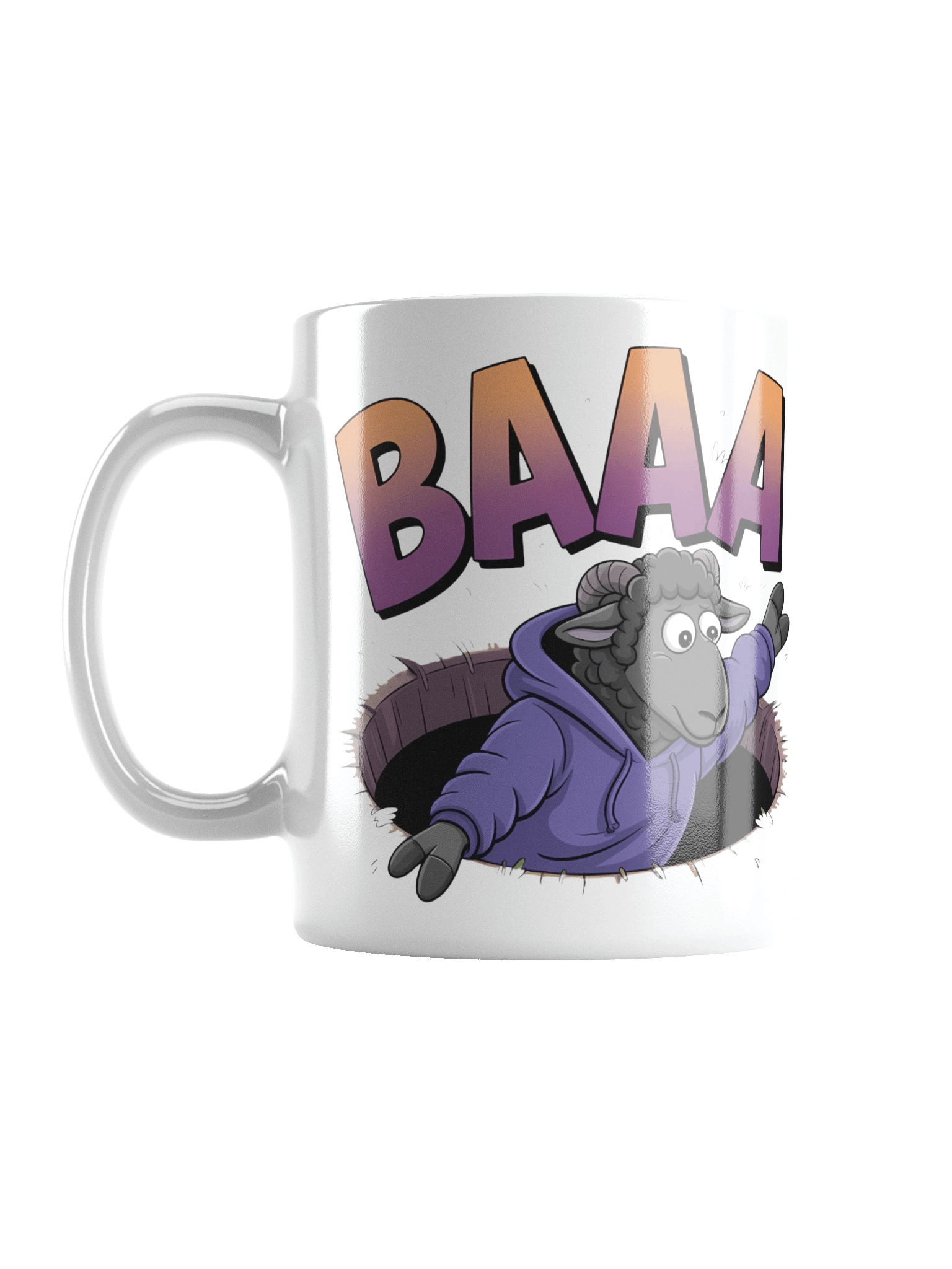 BAAA Help White Glossy Mug product image (3)