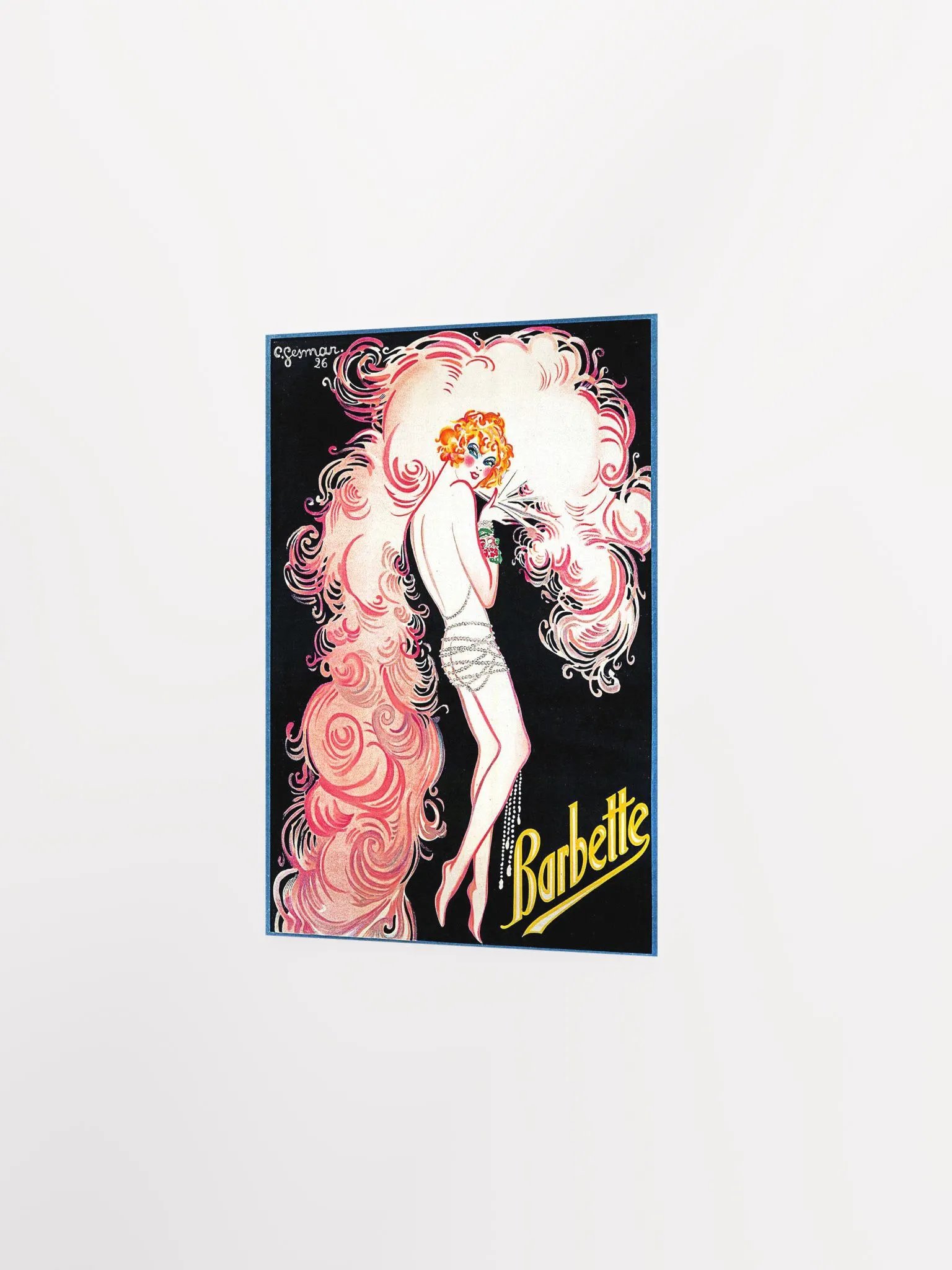 Vintage 1926 Barbette Theatre Poster Unframed product image (4)