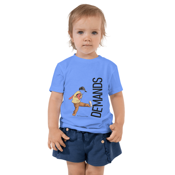 100% cotton Kickin' Demands Toddler Tee (light) product image (1)