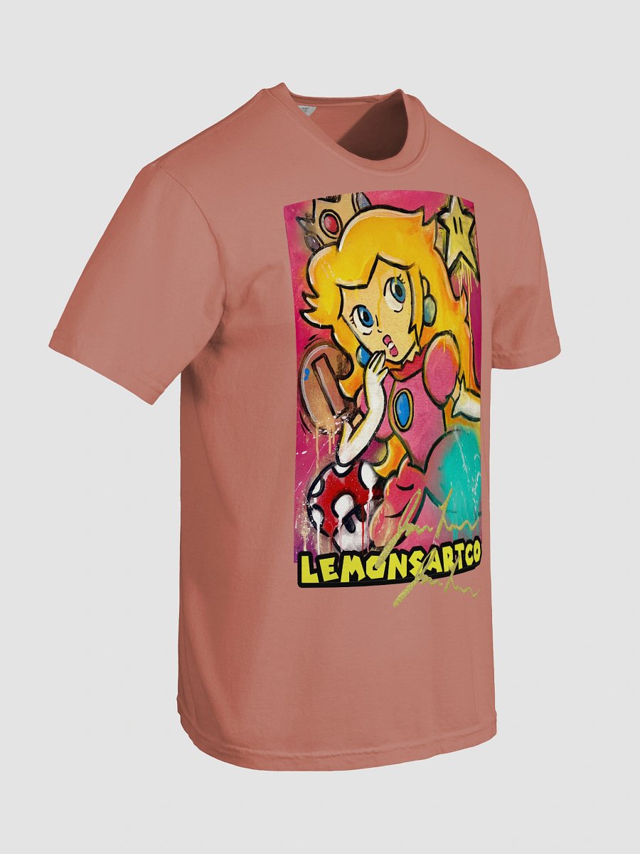 Peach Graffiti Soft Cotton Tee product image (104)