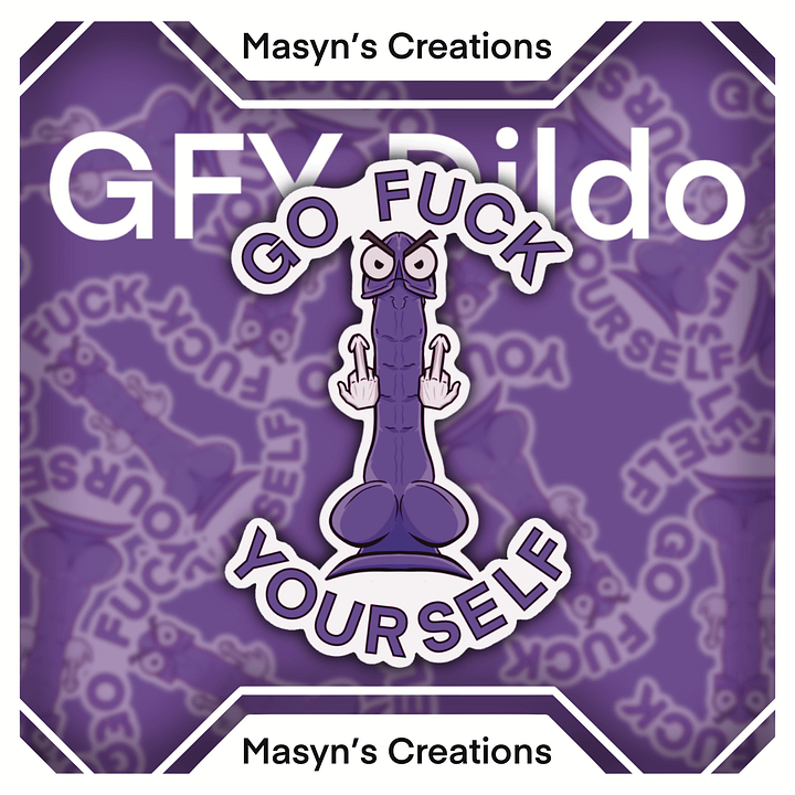 GFY Dildo Sticker product image (1)