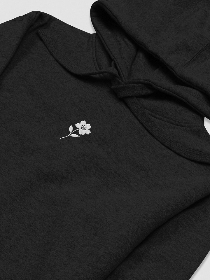 CHERRY BLOSSOM WHITE LOGO EMBROIDERED HOODIE product image (2)