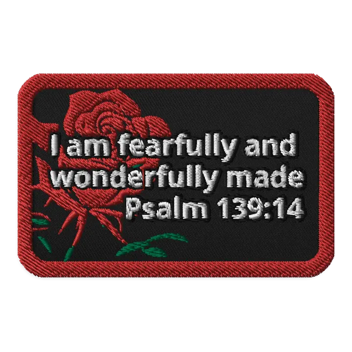 Fearfully and Wonderfully Made Patch product image (1)