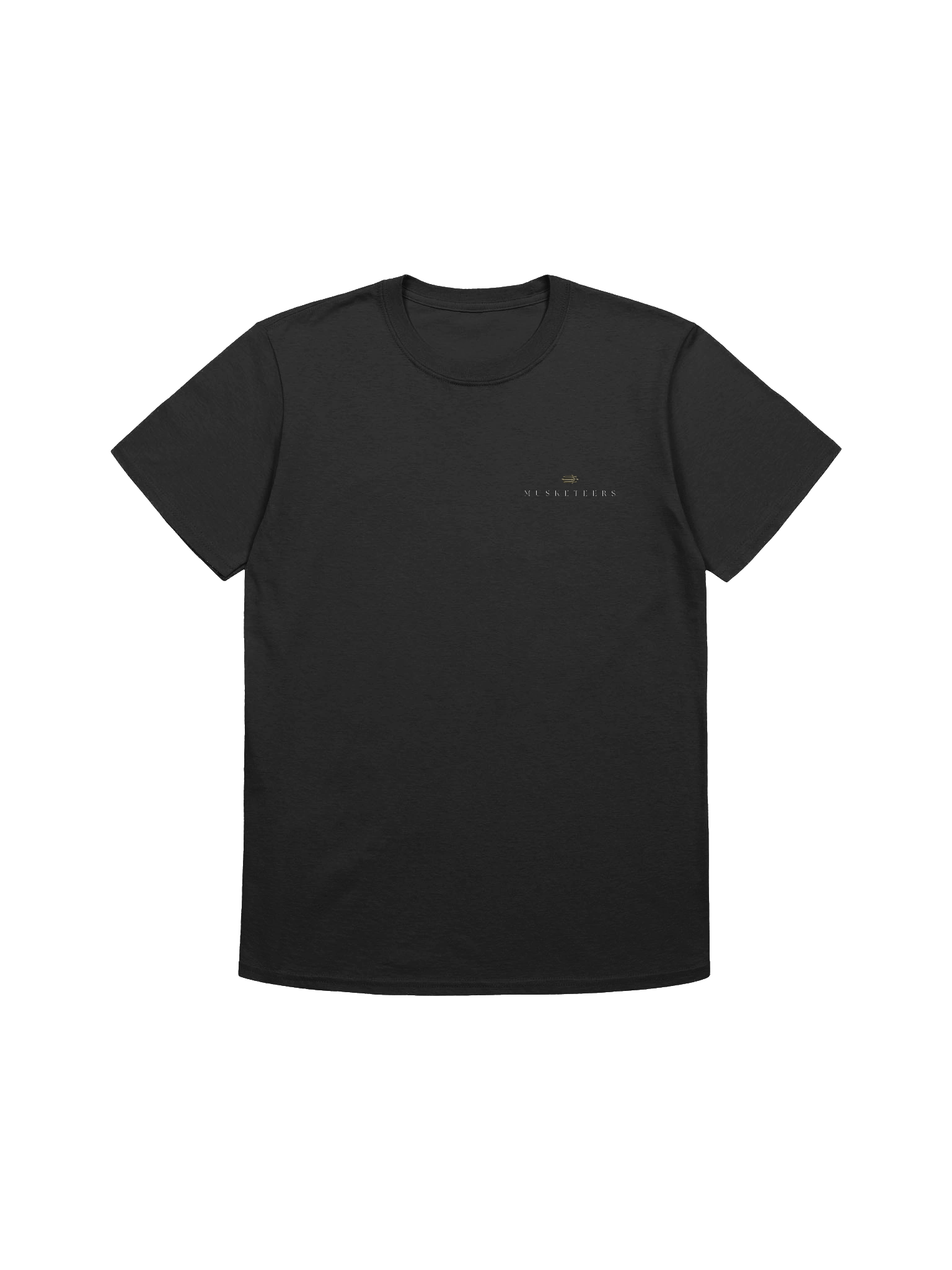 3 Musketeers Swords Black Cotton Tee product image (1)