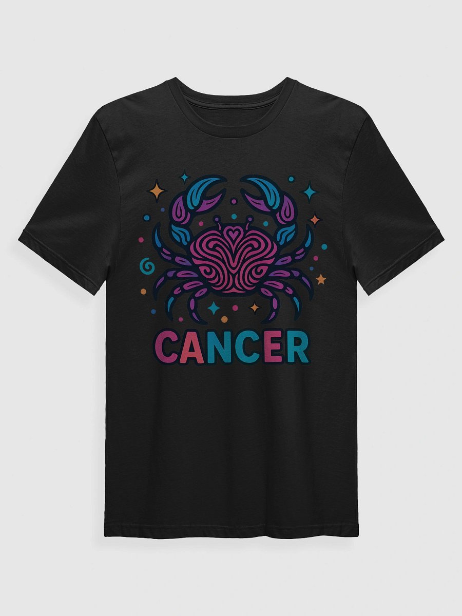 Cancer Zodiac Sign T-Shirt – Intuitive & Artistic Psychedelic Design 1 product image (1)