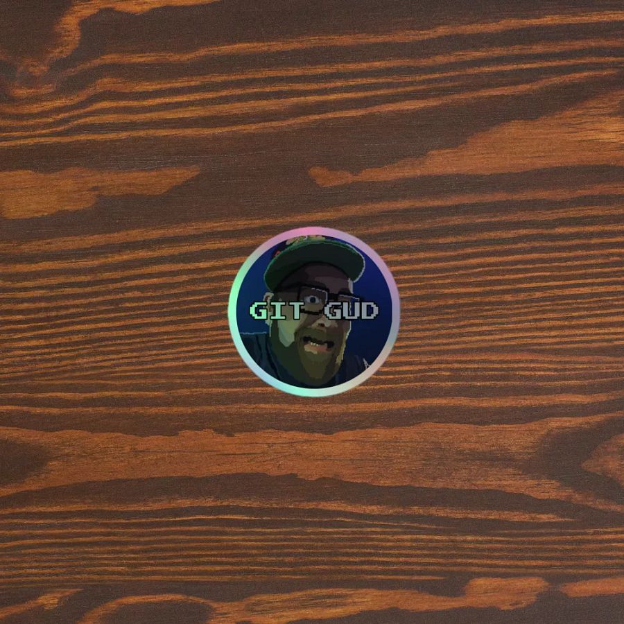 GIT GUD Shiny Sticker! product image (5)