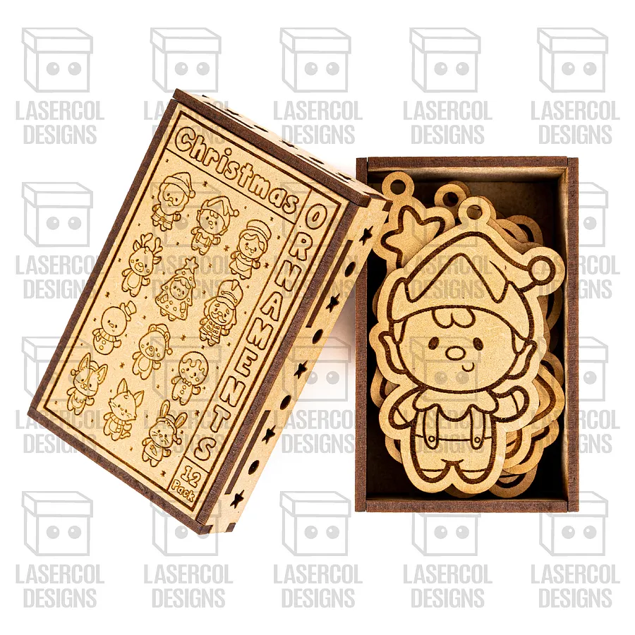Ornaments Box - Laser Cut Files Christmas product image (3)