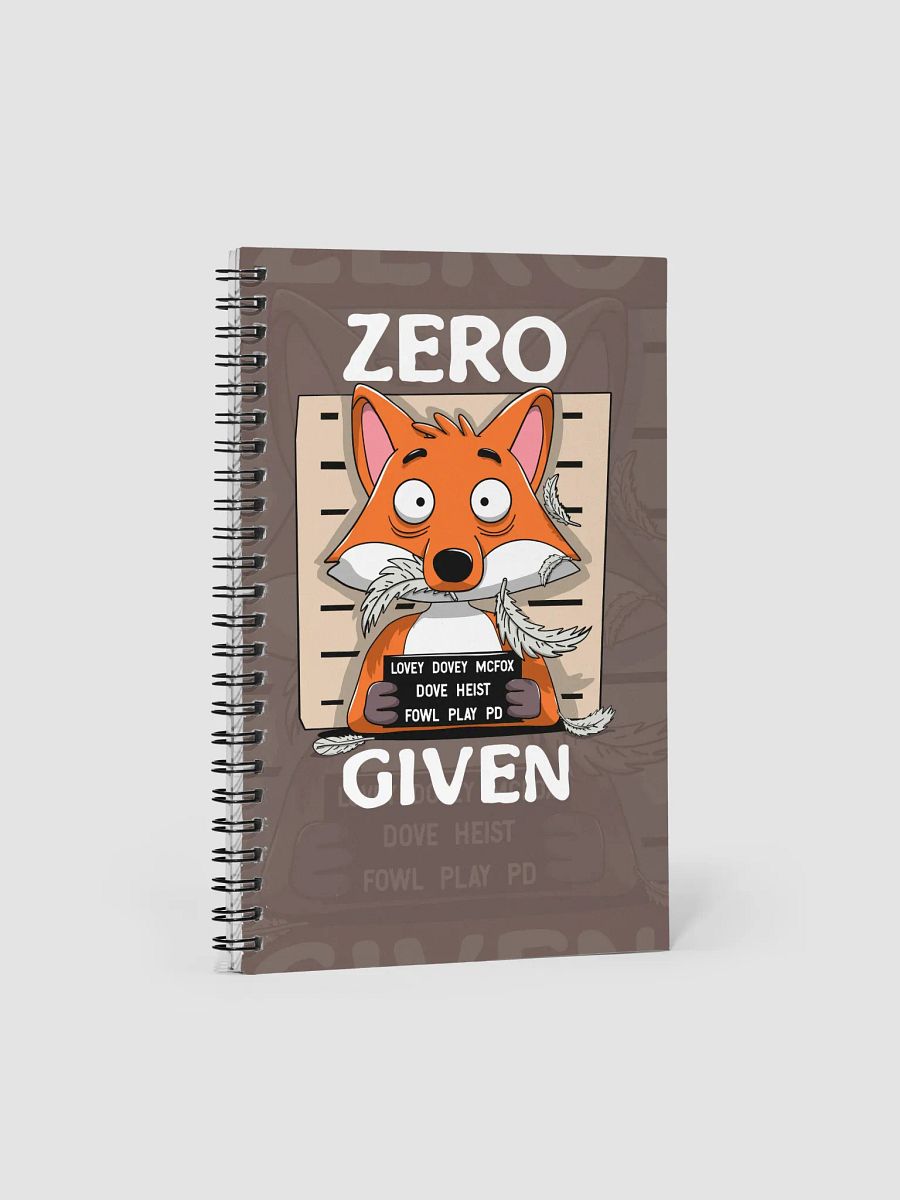 Zero Fox Given Funny Fox Notepad – Punny Animal Stationery for Sass, Notes & Laughs product image (1)