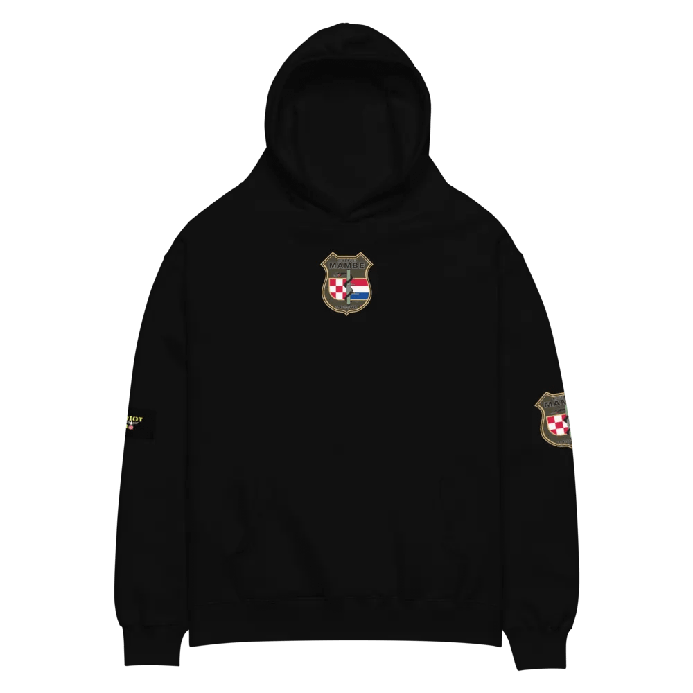 CRNE MAMBE Shield Emblem Oversized Hoodie product image (3)